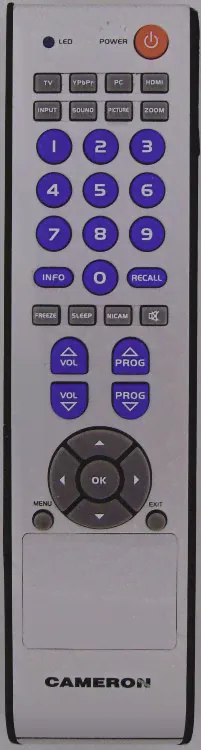 Пульт Cameron LTV-1510,Hyundai H-LCD1515 (TV)-0
