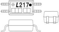 LTV-217-TP1-B-G, Transistor Output Optocouplers Optocoupler, AC 600%, 5KV, 4 PIN