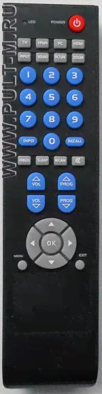 Пульт для CAMERON LTV-1510 (неоригинальный пульт)-0