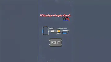 PC 817 Opto-Coupler Circuit & Working.. #optocoupler #3danimation #3delectronics